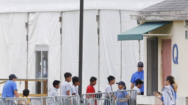 Migrant kids at immigration facility