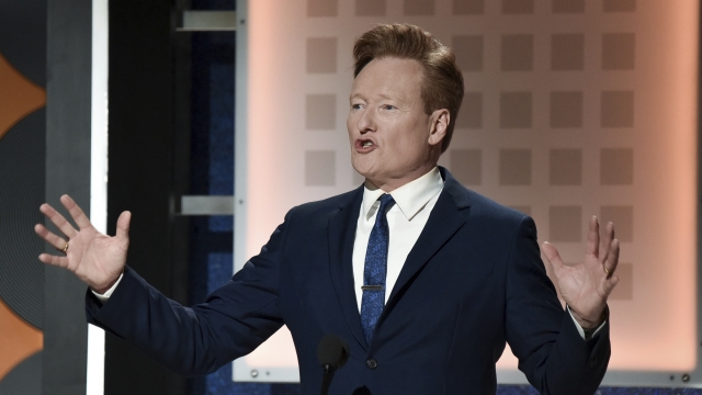 Late night television talk show host Conan O'Brien.