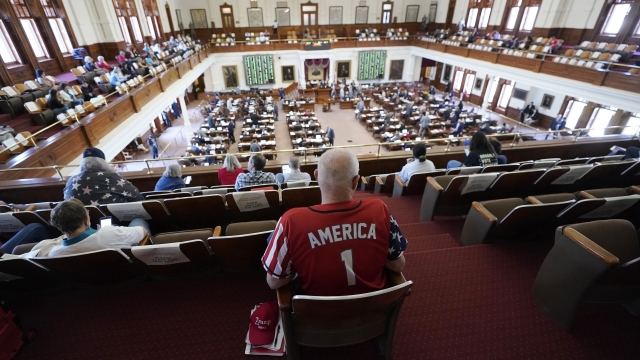 Gerald Welty sits the House Chamber at the Texas Capitol