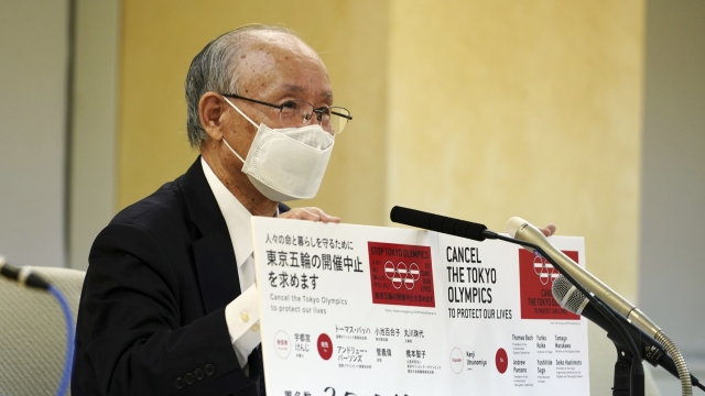 Lawyer Kenji Utsunomiya, a representative of an anti-Olympics group.