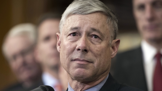 Rep. Fred Upton, R-Mich., speaks on Capitol Hill in Washington.