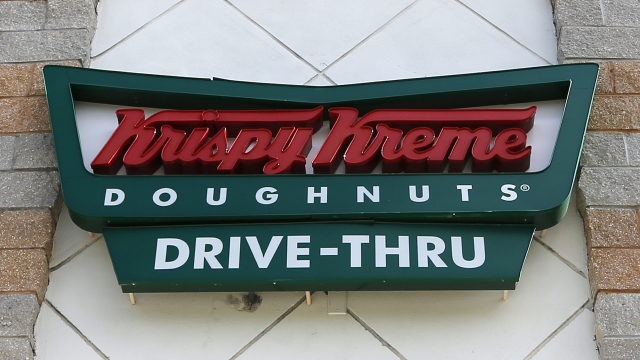 Krispy Kreme doughnuts sign