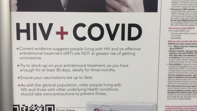 Sign discusses HIV and COVID