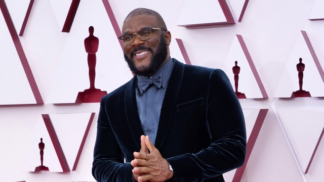 Tyler Perry arrives at the 2021 Oscars