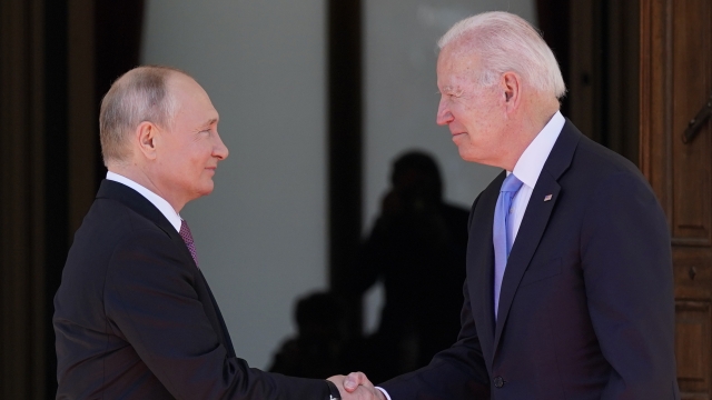 President Joe Biden meets with Russian President Vladimir Putin, Wednesday, June 16, 2021, in Geneva, Switzerland.
