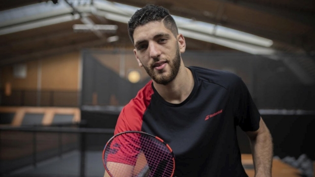 Badminton player Aram Mahmoud