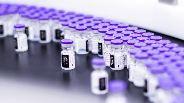 Vials of the Pfizer-BioNTech COVID-19 vaccine