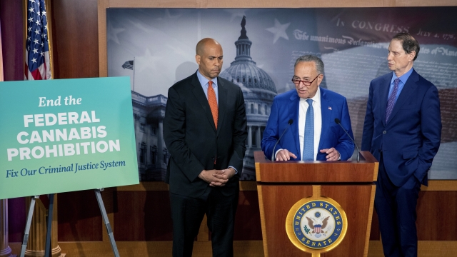 Democrats announce a draft bill that would decriminalize marijuana on the federal level