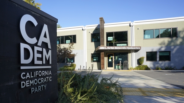 The John L. Burton California Democratic Party Headquarters is seen in Sacramento, California