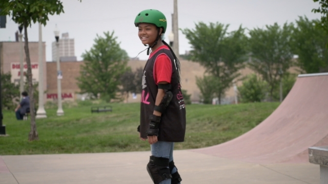 Teen skateboards