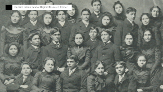 Carlisle Indian Industrial School in Pennsylvania