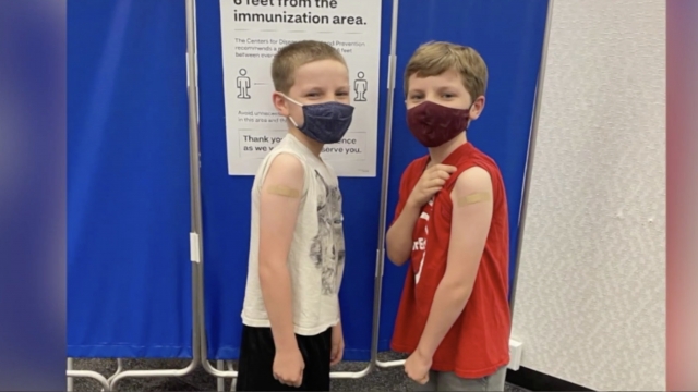 Kids get vaccinated