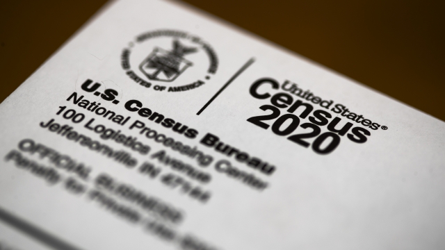 An envelope containing a 2020 census letter