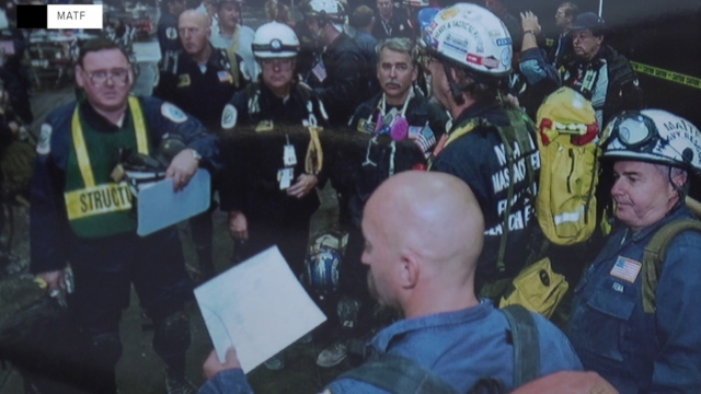 Rescue crews during 9/11