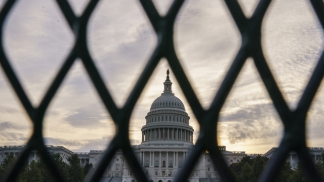 Security fencing has been reinstalled around the Capitol in Washington, D.C.