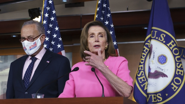 Speaker of the House Nancy Pelosi and Senate Majority Leader Chuck Schumer