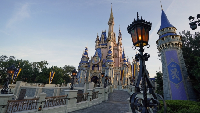 The Cinderella Castle at the Magic Kingdom at Walt Disney World