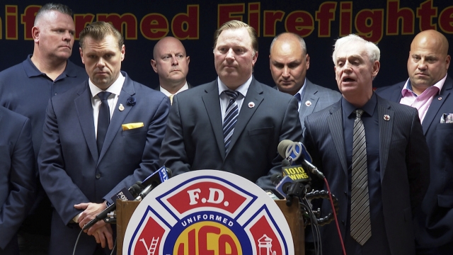 President Andrew Ansbro of the FDNY-Uniformed Firefighters Association.