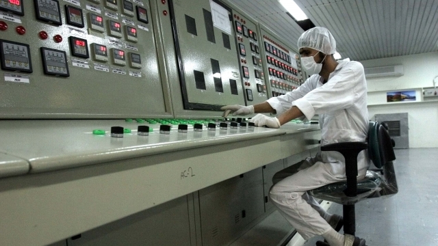 Technician at the Uranium Conversion Facility in Iran.