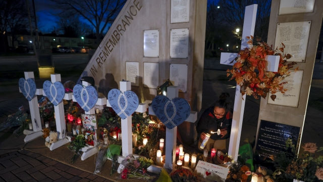 Memorial for victims of deadly Christmas parade attack.