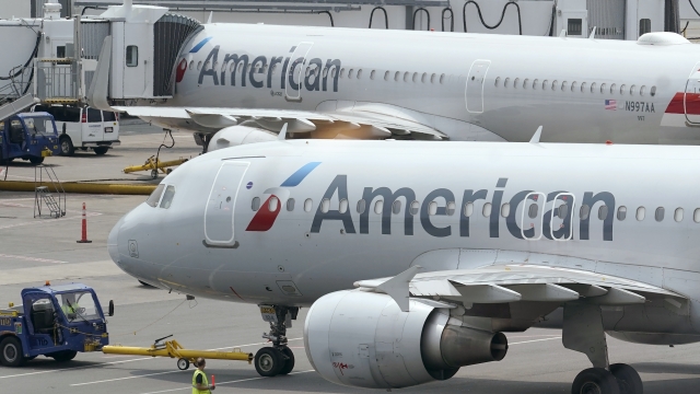 American Airlines passenger jets