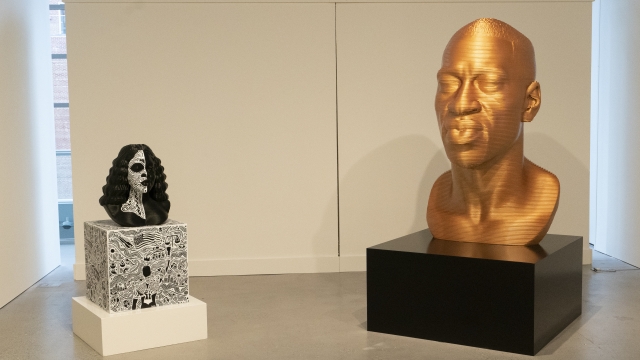 Sculptures of Breonna Taylor and George Floyd