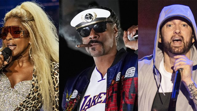 Mary J. Blige, Snoop Dogg and Eminem