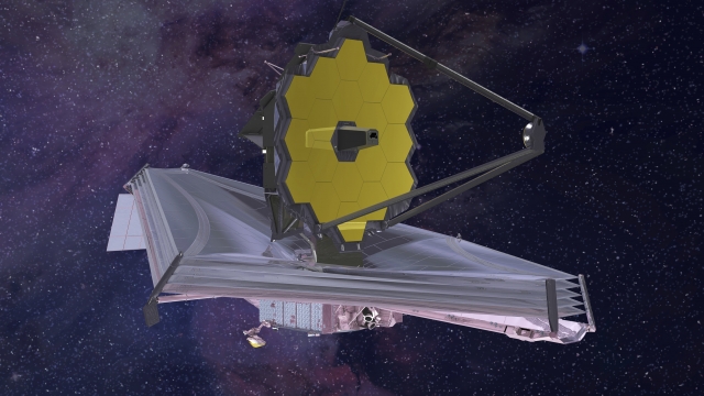 Artist’s rendering of the James Webb Space Telescope.