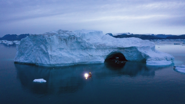 Large iceberg in eastern Greenland.