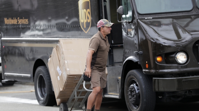UPS delivery worker