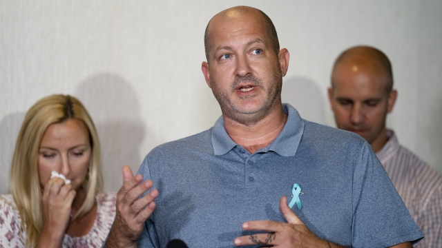 Joseph Petito, father of Gabby Petito, speaks during a news conference