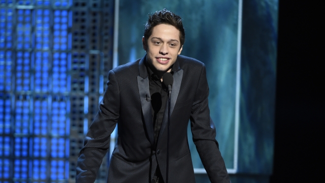 Pete Davidson speaks at a Comedy Central Roast