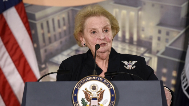 Former Secretary of State Madeleine Albright.