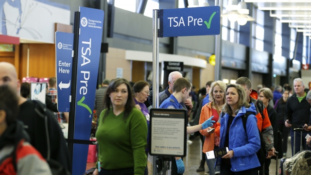 travelers authorized to use the Transportation Security Administration's PreCheck expedited security line