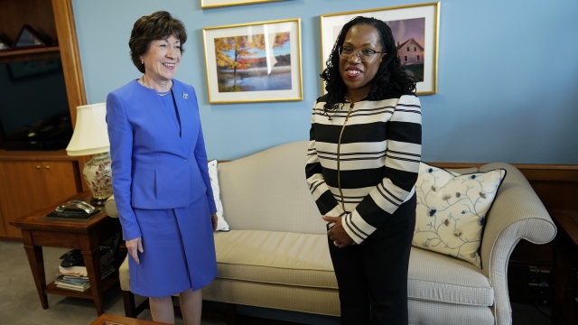 Supreme Court nominee Ketanji Brown Jackson meets with Sen. Susan Collins
