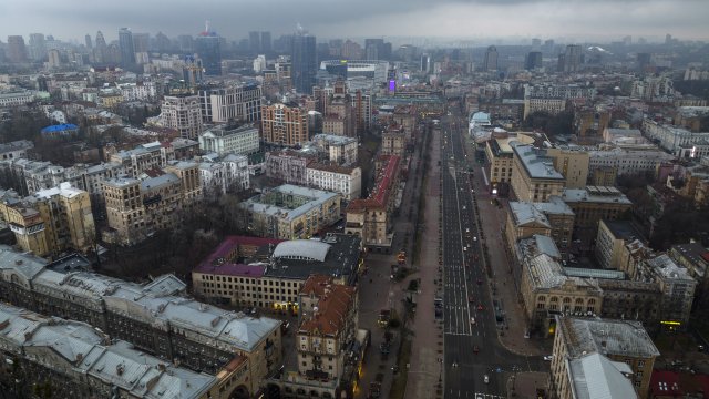 A view of Kyiv, Ukraine