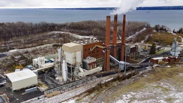 Bitcoin mining facility in a former coal plant