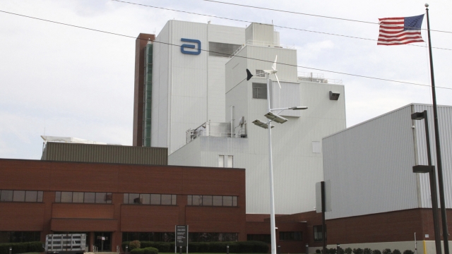 An Abbott Laboratories manufacturing plant is shown in Sturgis, Mich.
