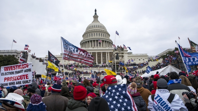 Rioters storm the Capitol on Jan. 6.