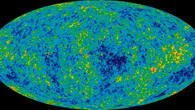 An image of the cosmic microwave background