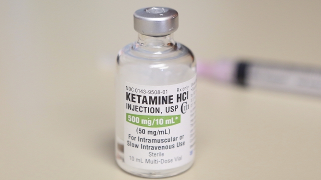A vial of ketamine.