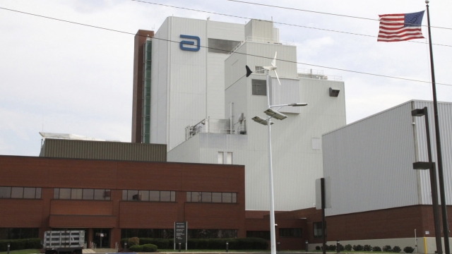 An Abbott Laboratories manufacturing plant is shown in Sturgis, Michigan.