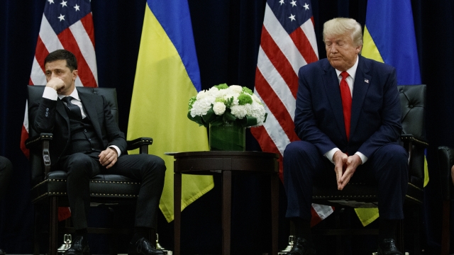 Ukrainian President Volodymyr Zelenskyy and U.S. President Donald Trump.