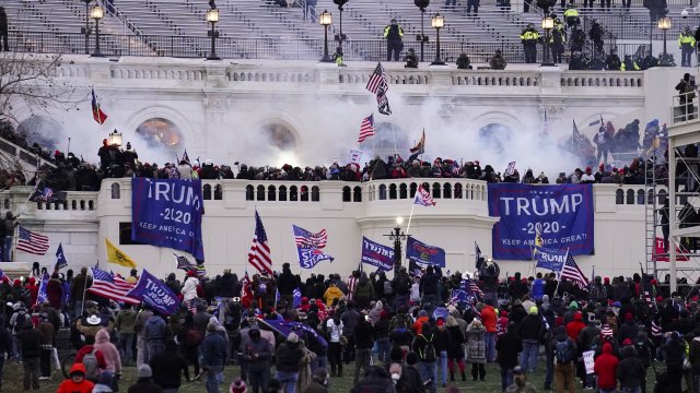 Violent insurrectionists loyal to President Donald Trump, storm the U.S. Capitol