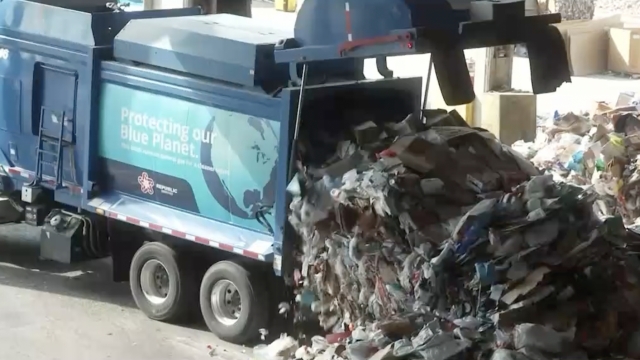 Republic Services recycling in Las Vegas, Nevada