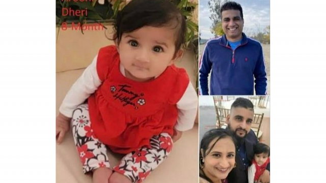 Photos of family members that were kidnapped from a south Merced, Calif., business.