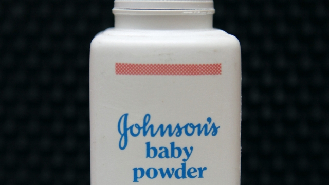Johnson & Johnson baby powder is shown.