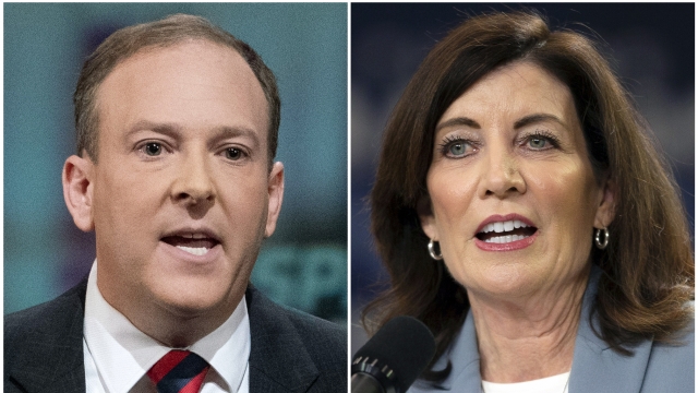 Governor Kathy Hochul and Lee Zeldin