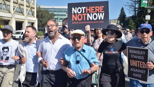 Ben Stern Rally Against Hatred in Berkeley, CA.