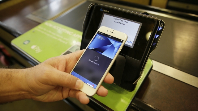 Apple Pay mobile payment system.